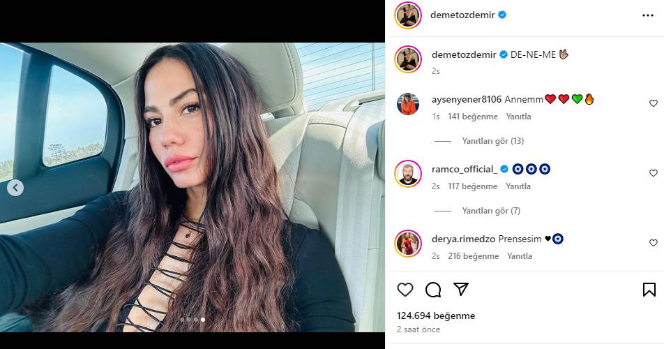 Demet Özdemir'in 'DE-NE-ME' Paylaşımına Beğeni ve Yorum Yağdı 5